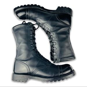 CORCORAN 1525 Black Leather Jump Combat Boots